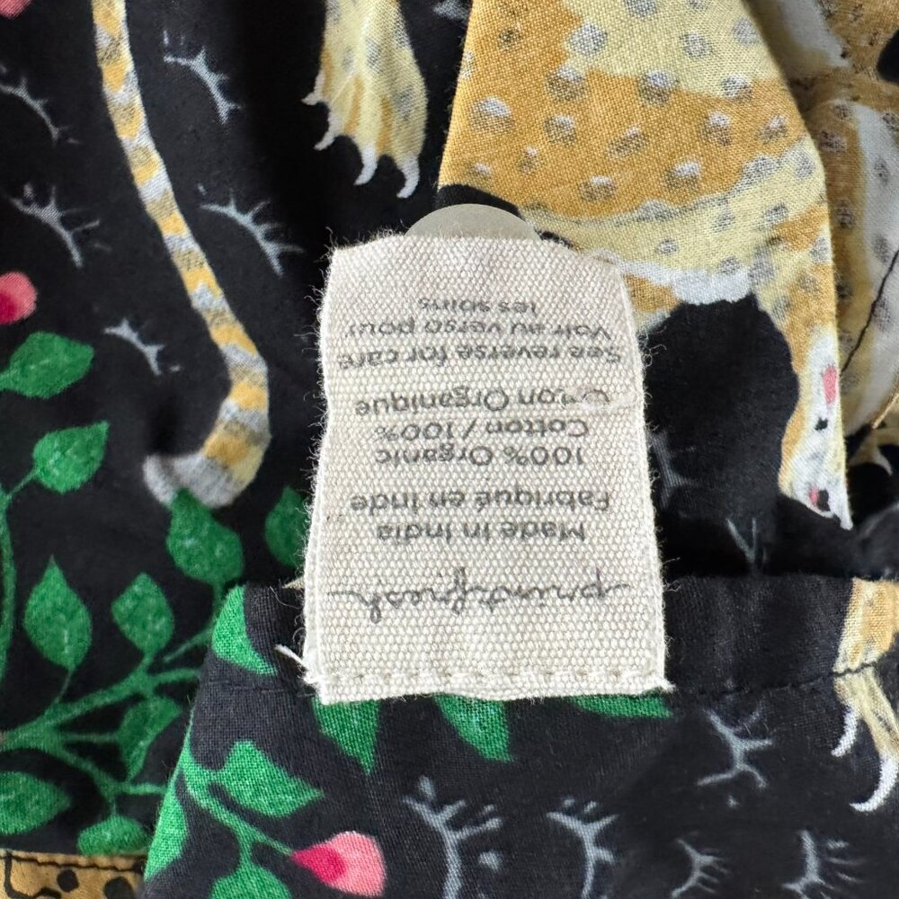 Printfresh Black Green Leopard Print Sleepshirt - Picture 8 of 9